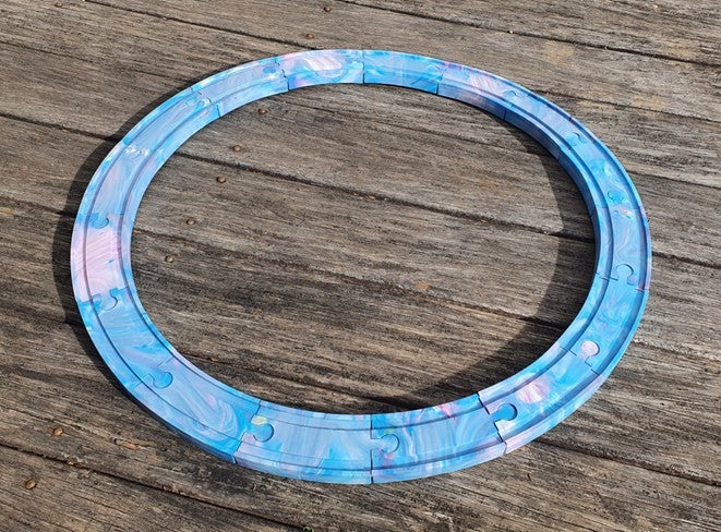 Recycled Plastic Train Track│Connects to Wooden Tracks│Kids 3+