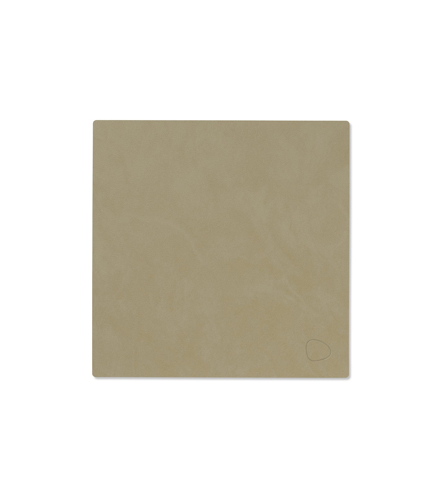 Recycled Leather Table Mat 4pk - Circle | Nupo | Handcrafted Denmark