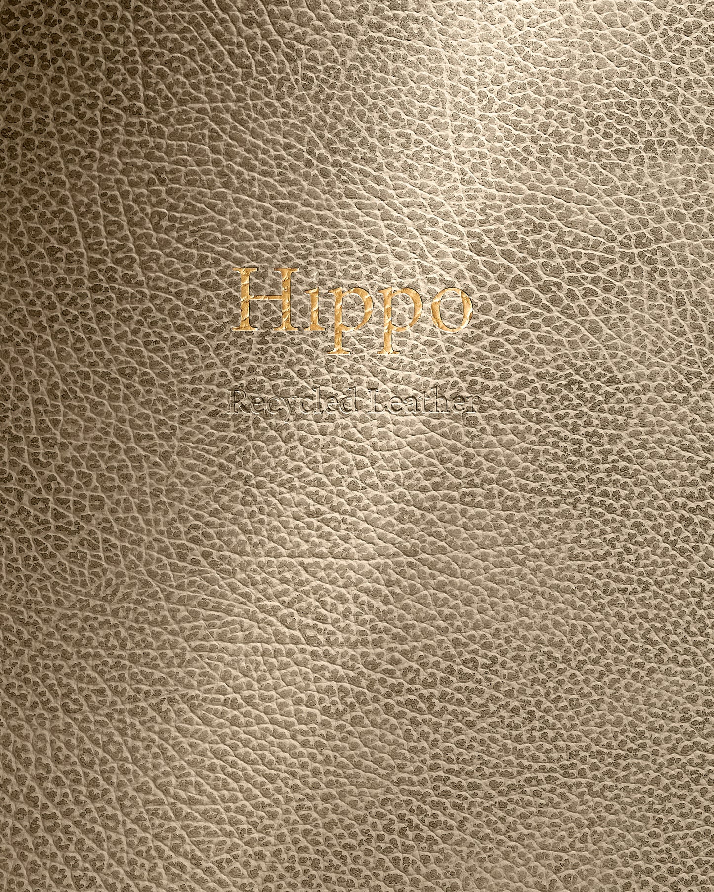 Recycled Leather Table Mat 4pk - Circle | Hippo | Handcrafted Denmark