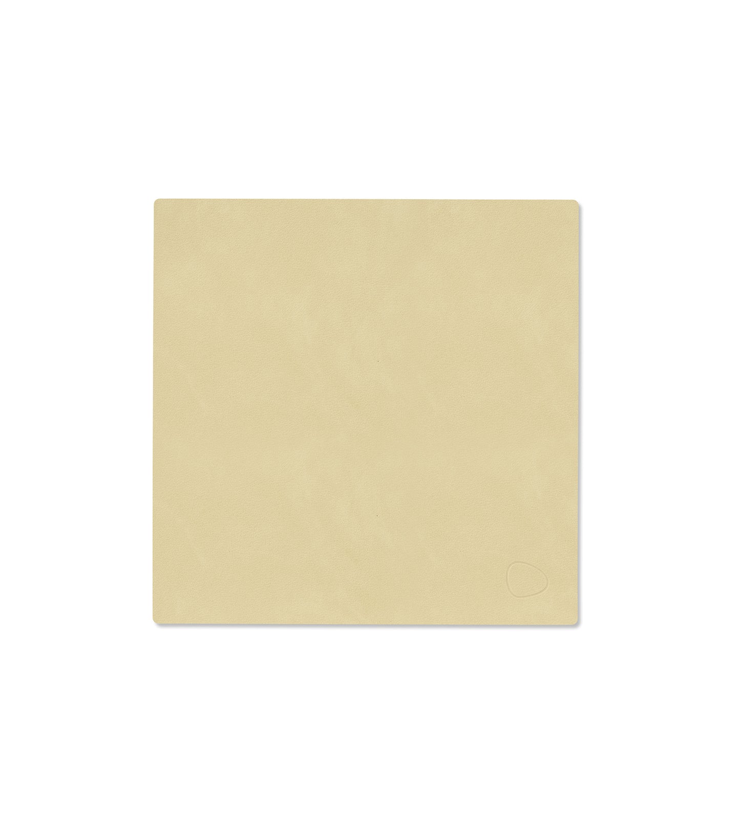 Recycled Leather Table Mat 4pk - Circle | Nupo | Handcrafted Denmark