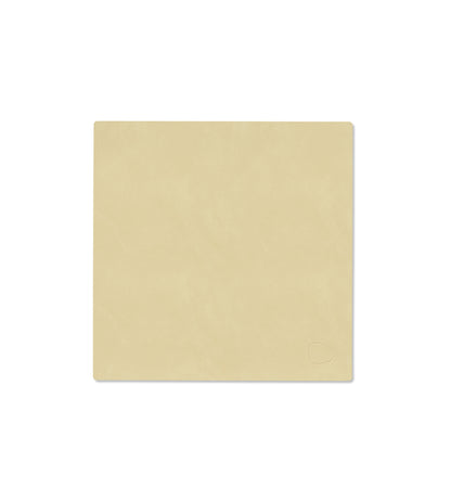 Recycled Leather Table Mat 4pk - Circle | Nupo | Handcrafted Denmark