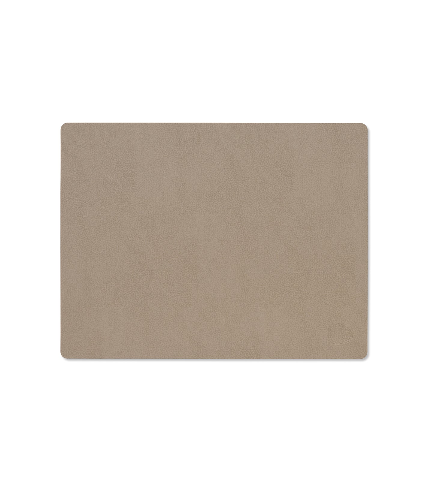 Recycled Leather Table Mat 4pk - Curve | Serene | Handcrafted Denmark
