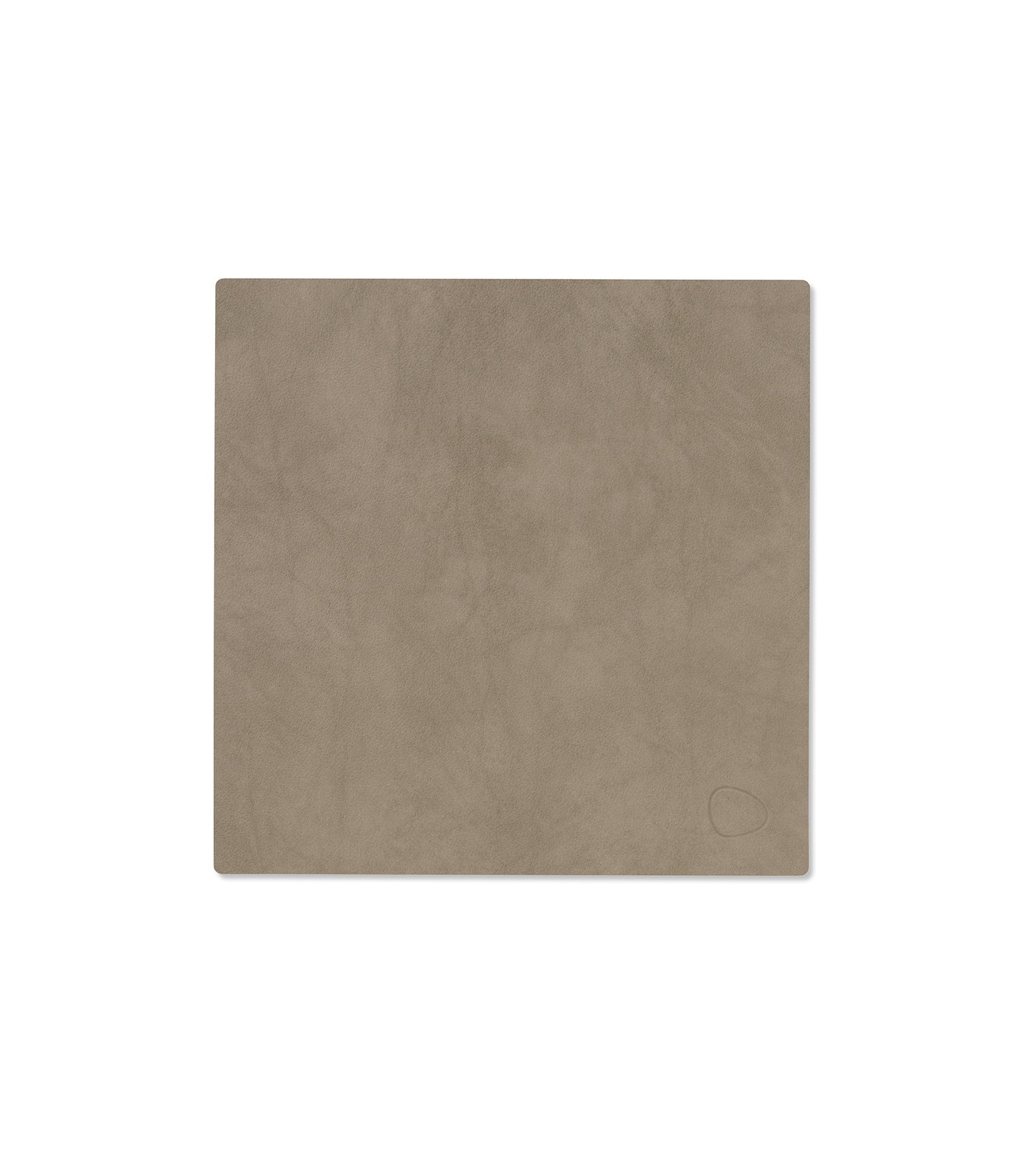 Recycled Leather Table Mat 4pk - Circle | Nupo | Handcrafted Denmark