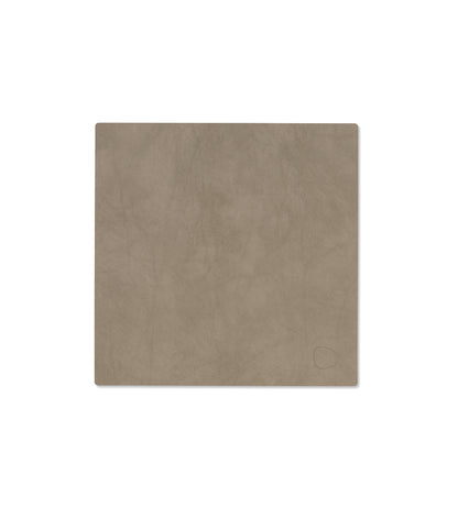 Recycled Leather Table Mat 4pk - Circle | Nupo | Handcrafted Denmark