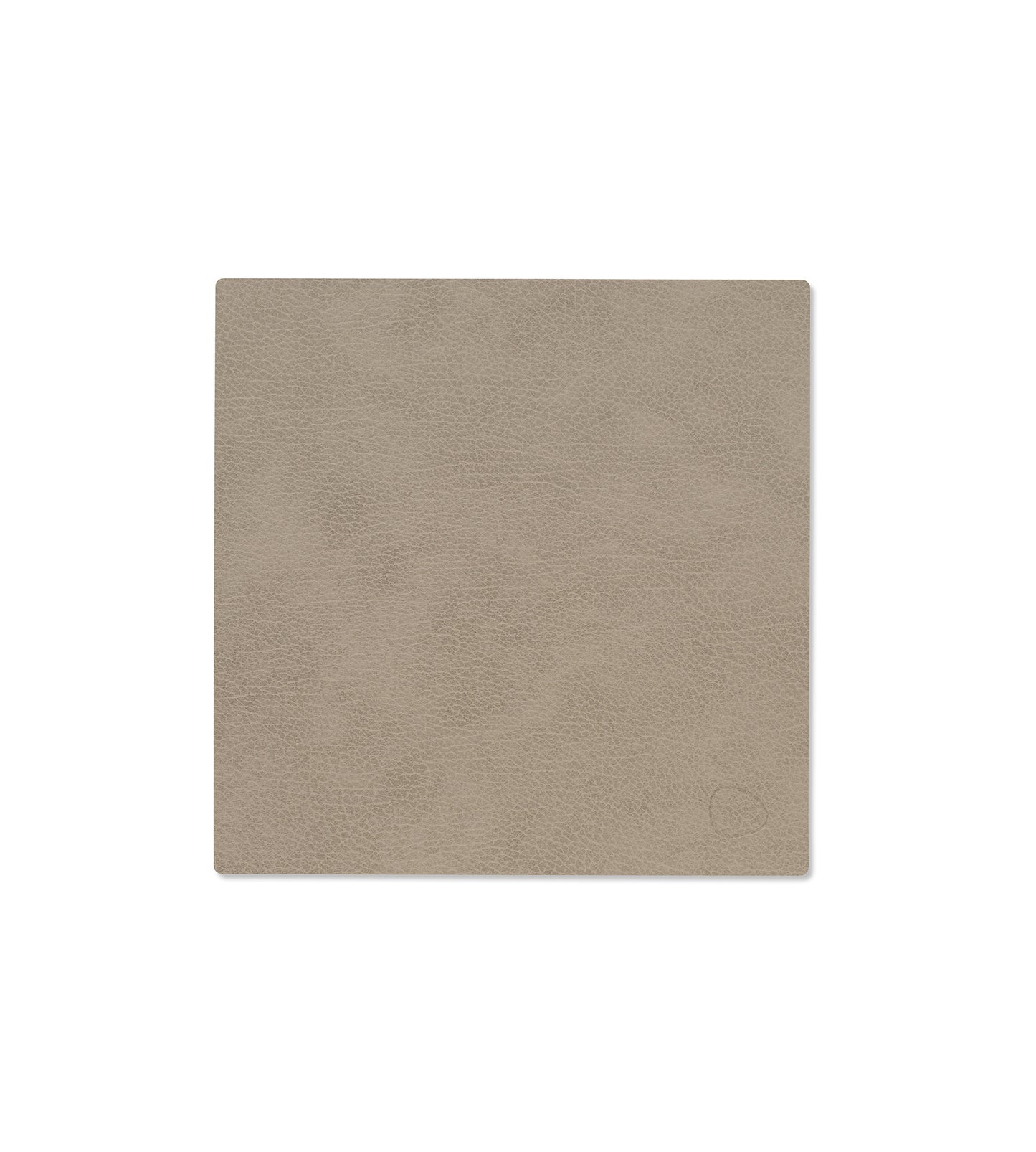 Recycled Leather Table Mat 4pk - Circle | Hippo | Handcrafted Denmark