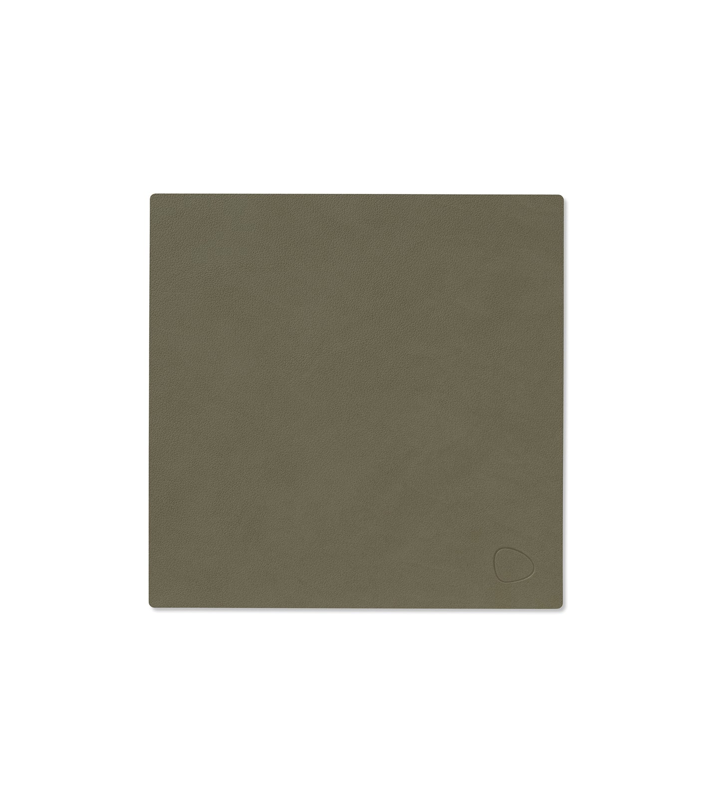 Recycled Leather Table Mat 4pk - Circle | Nupo | Handcrafted Denmark