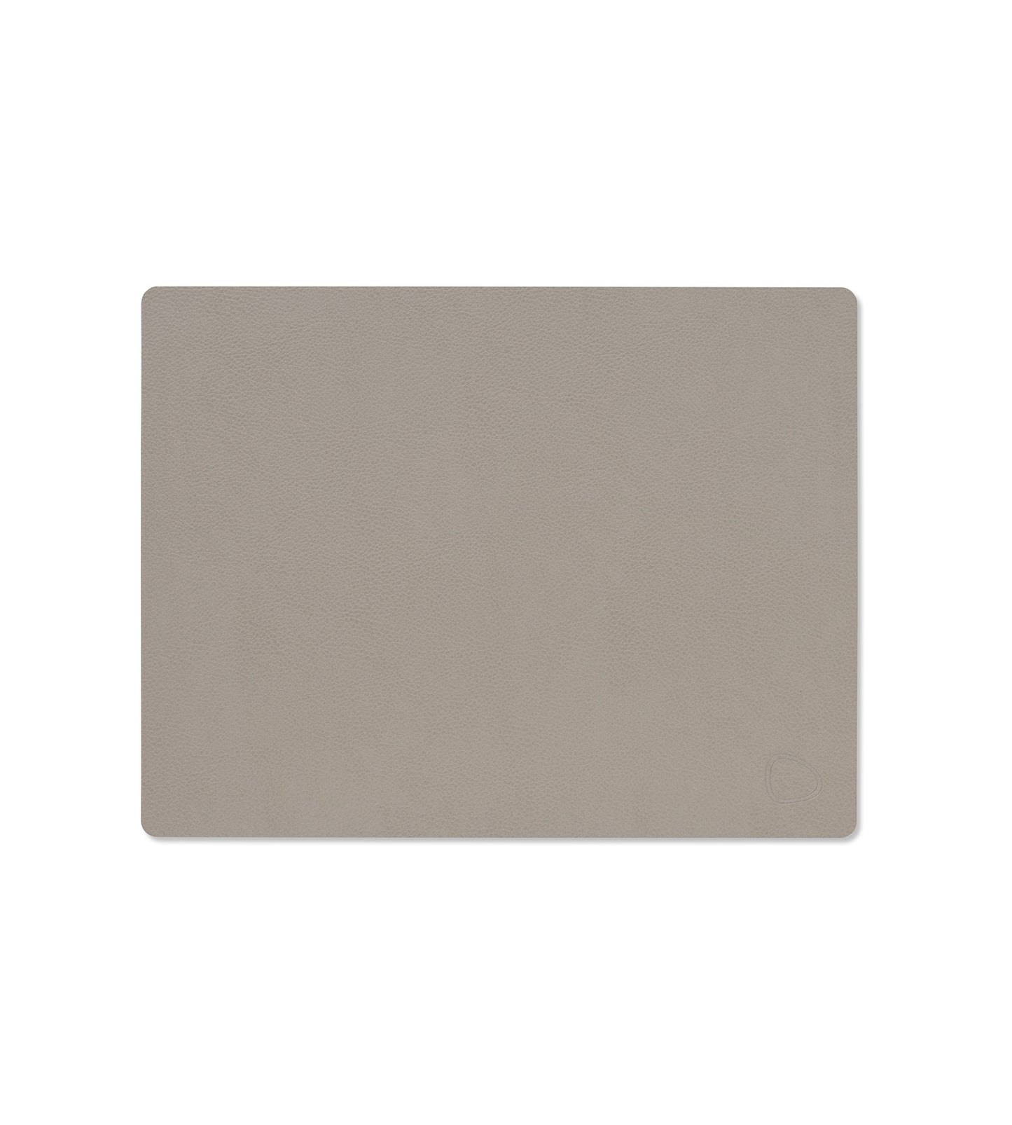Recycled Leather Table Mat 4pk - Curve | Serene | Handcrafted Denmark