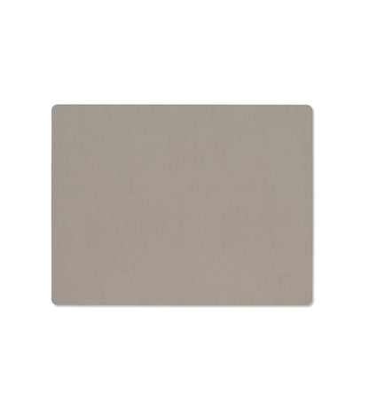 Recycled Leather Table Mat 4pk - Curve | Serene | Handcrafted Denmark