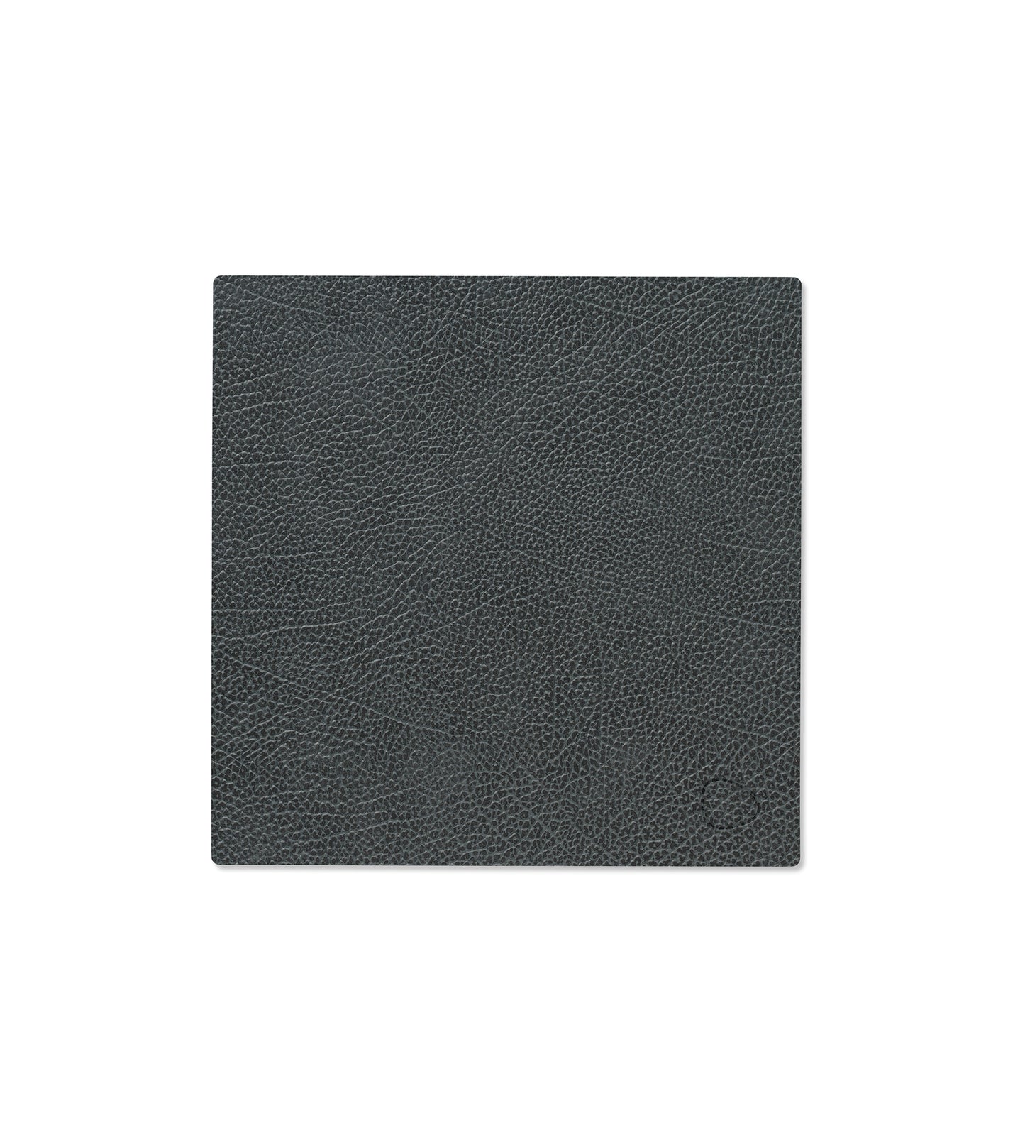 Recycled Leather Table Mat 4pk - Circle | Hippo | Handcrafted Denmark
