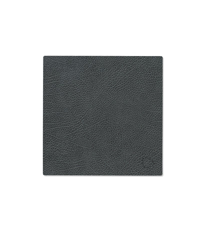 Recycled Leather Table Mat 4pk - Circle | Hippo | Handcrafted Denmark