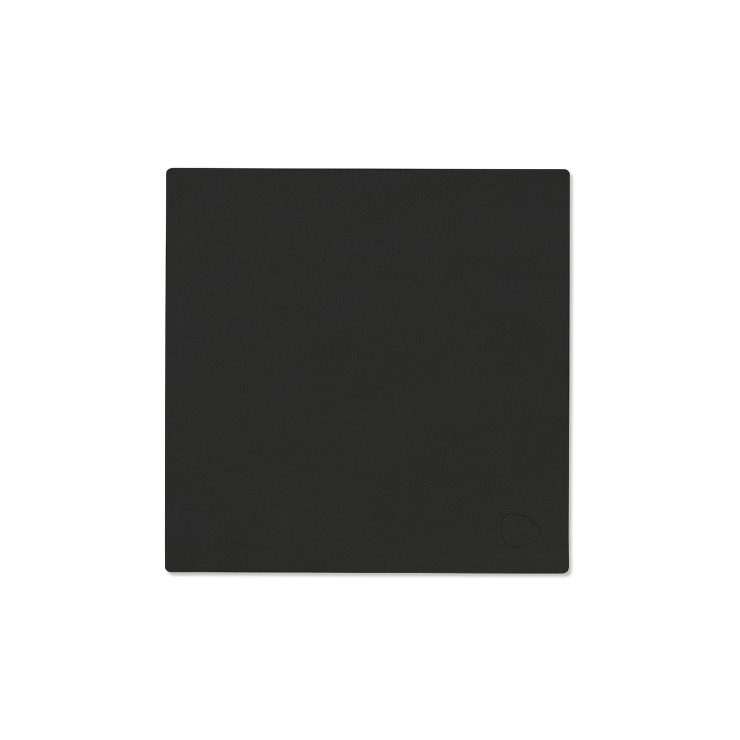 Recycled Leather Table Mat 4pk - Circle | Hippo | Handcrafted Denmark