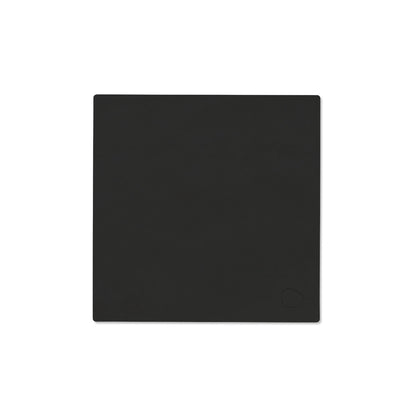Recycled Leather Table Mat 4pk - Circle | Hippo | Handcrafted Denmark