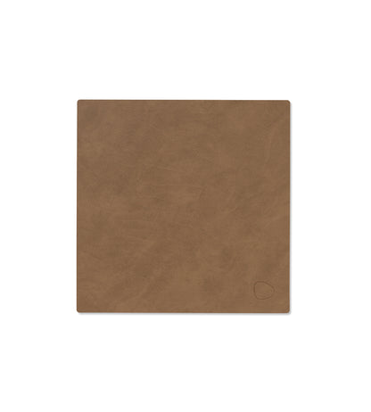 Recycled Leather Table Mat 4pk - Circle | Nupo | Handcrafted Denmark