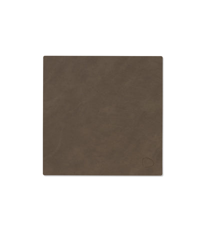 Recycled Leather Table Mat 4pk - Circle | Nupo | Handcrafted Denmark