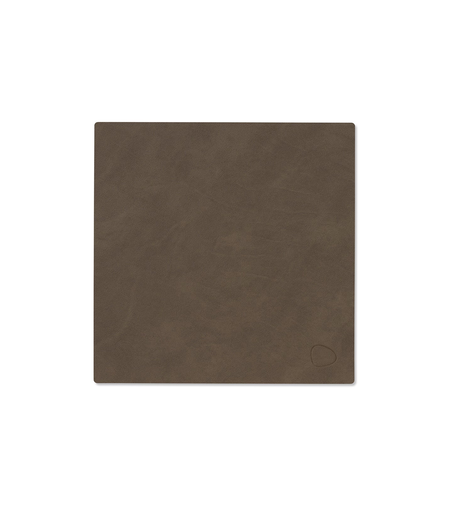 Recycled Leather Table Mat 4pk - Circle | Nupo | Handcrafted Denmark