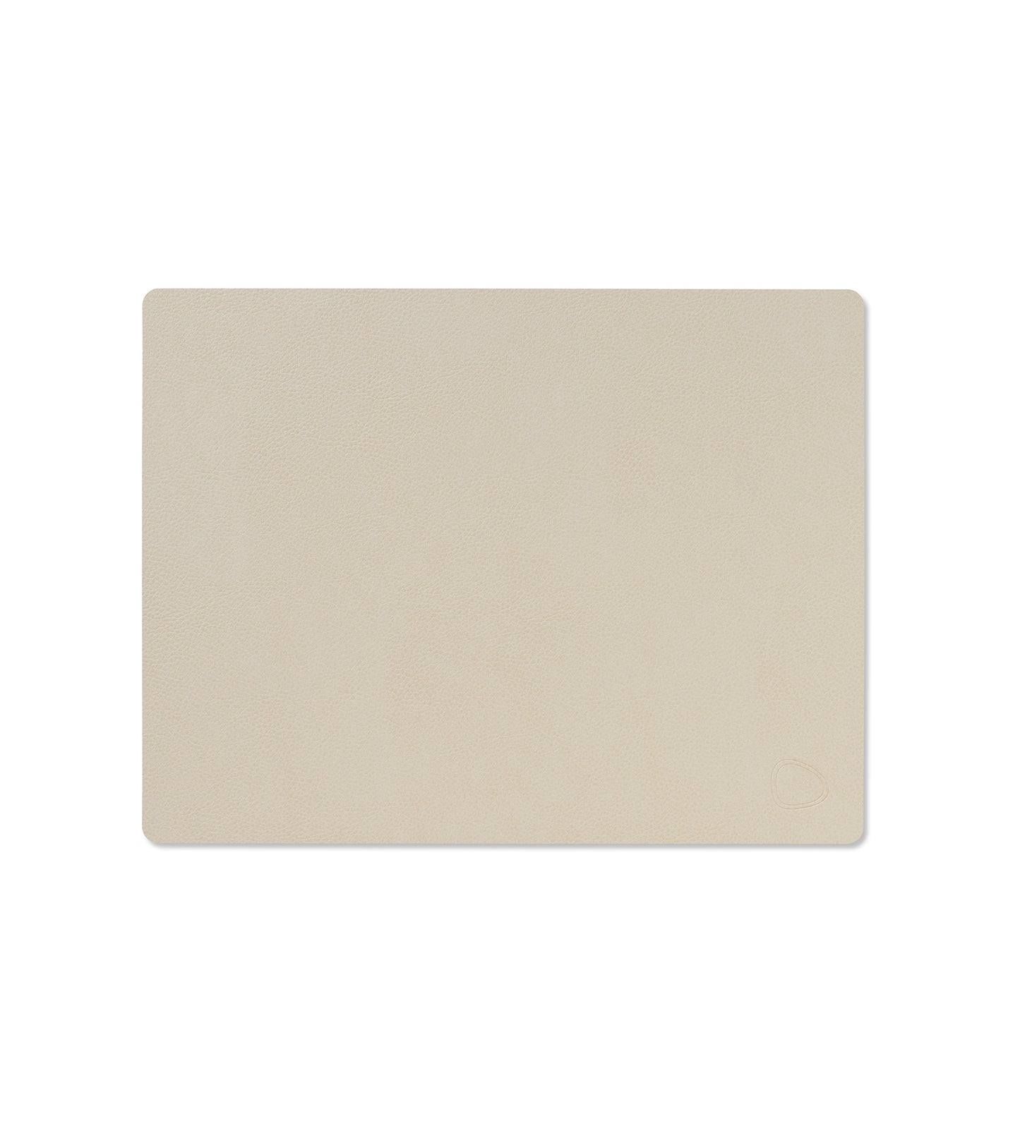 Recycled Leather Table Mat 4pk - Curve | Serene | Handcrafted Denmark