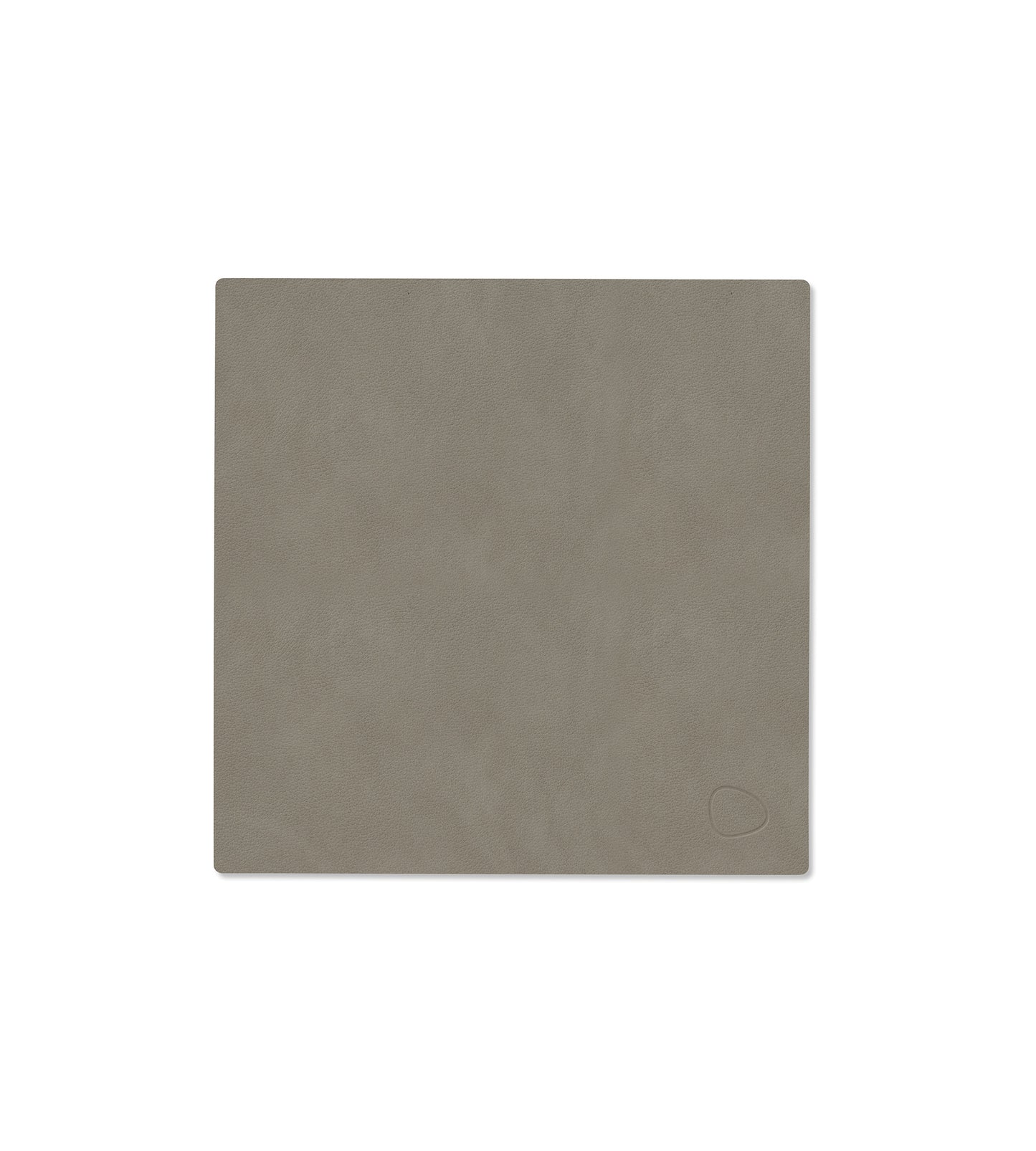 Recycled Leather Table Mat 4pk - Circle | Nupo | Handcrafted Denmark