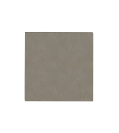 Recycled Leather Table Mat 4pk - Circle | Nupo | Handcrafted Denmark