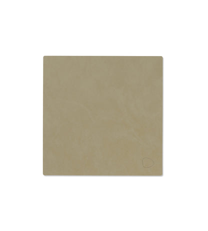 Recycled Leather Table Mat 4pk - Circle | Nupo | Handcrafted Denmark