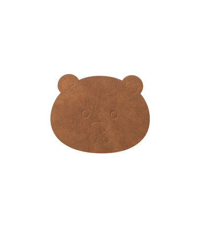 coaster in bear shape on a white background