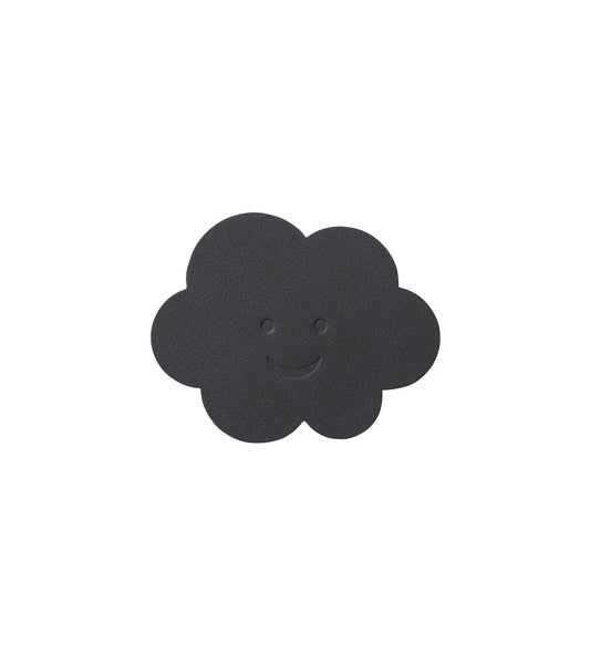 coaster in cloud shape on a white background