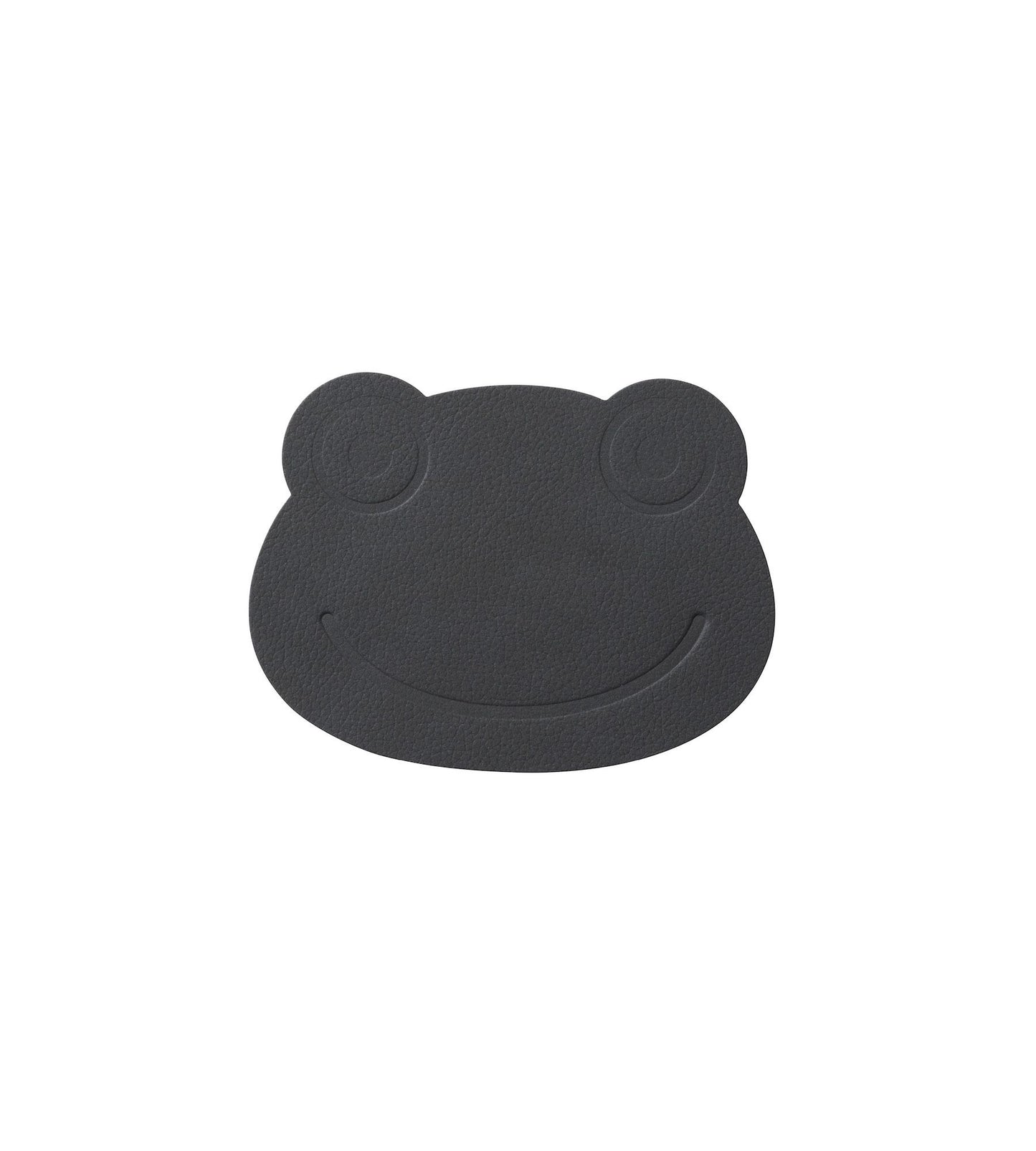 coaster in frog shape on a white background