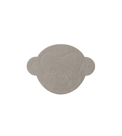 coaster in monkey shape on a white background