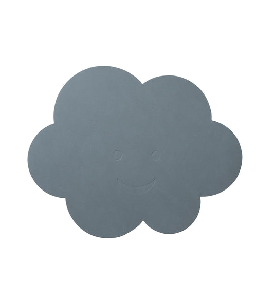 placement in cloud shape on a white background