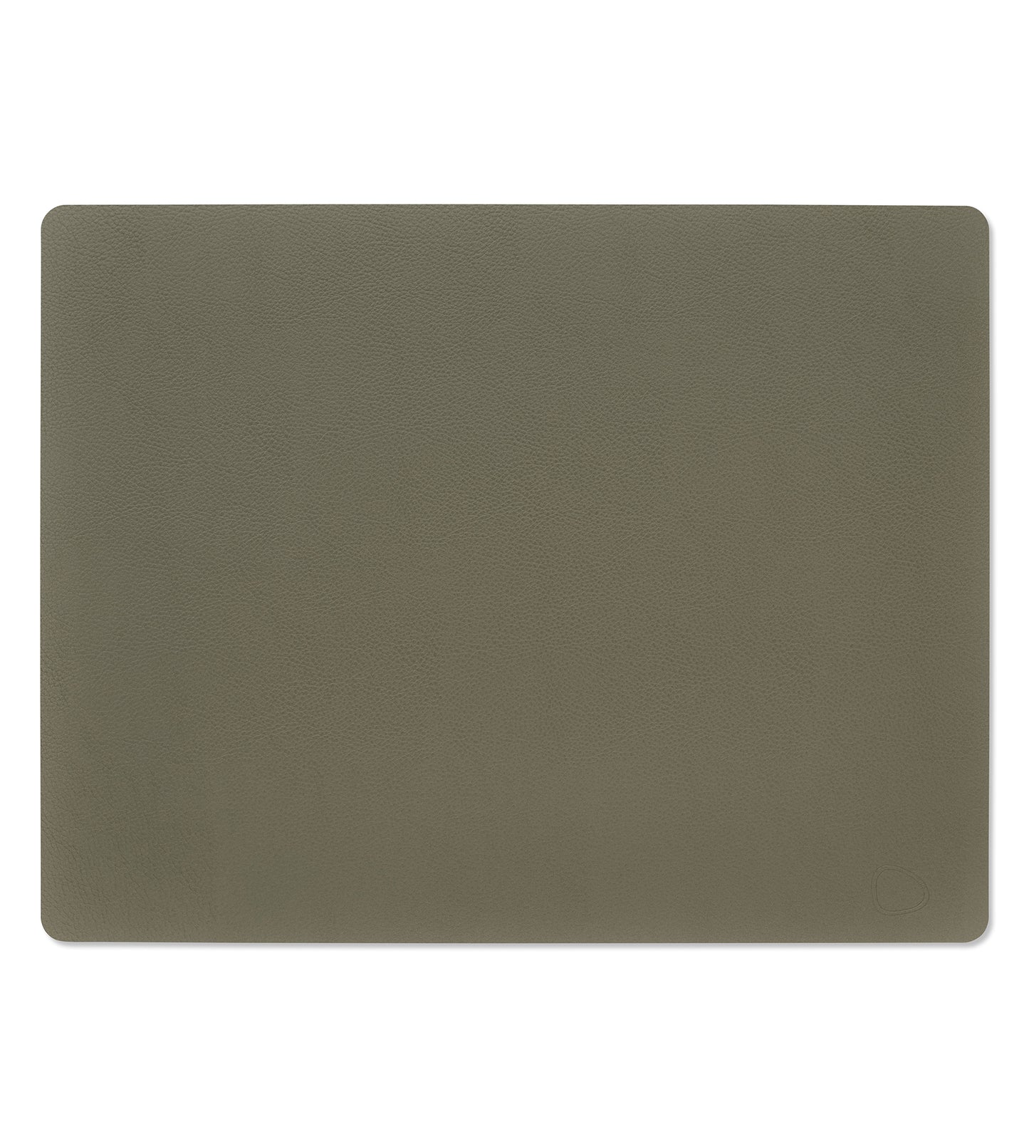 Recycled Leather Table Mat 4pk - Curve | Serene | Handcrafted Denmark