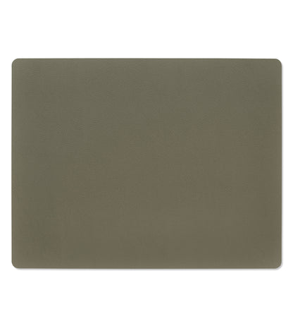 Recycled Leather Table Mat 4pk - Curve | Serene | Handcrafted Denmark