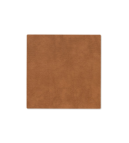 Recycled Leather Table Mat 4pk - Square | Core | Handcrafted Denmark