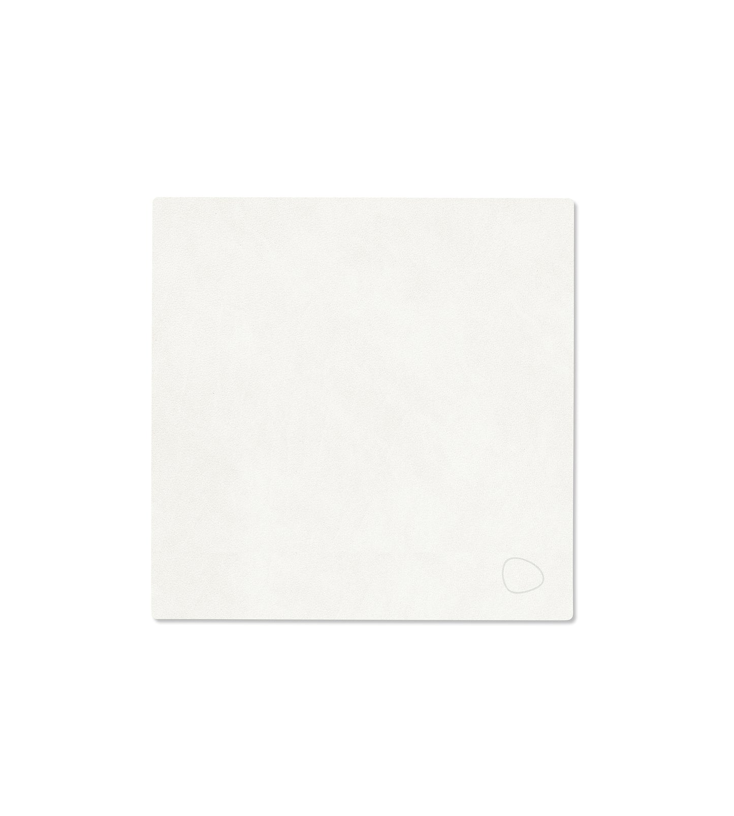 Recycled Leather Table Mat 4pk - Circle | Hippo | Handcrafted Denmark
