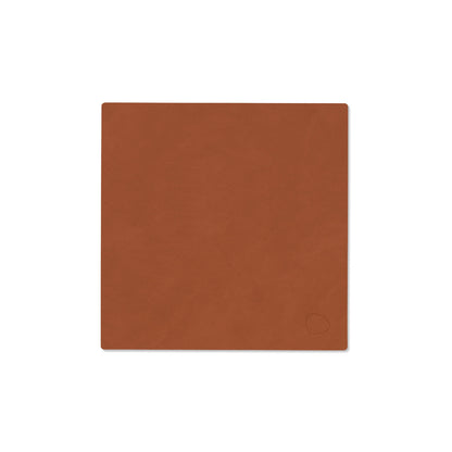 Recycled Leather Table Mat 4pk - Circle | Hippo | Handcrafted Denmark