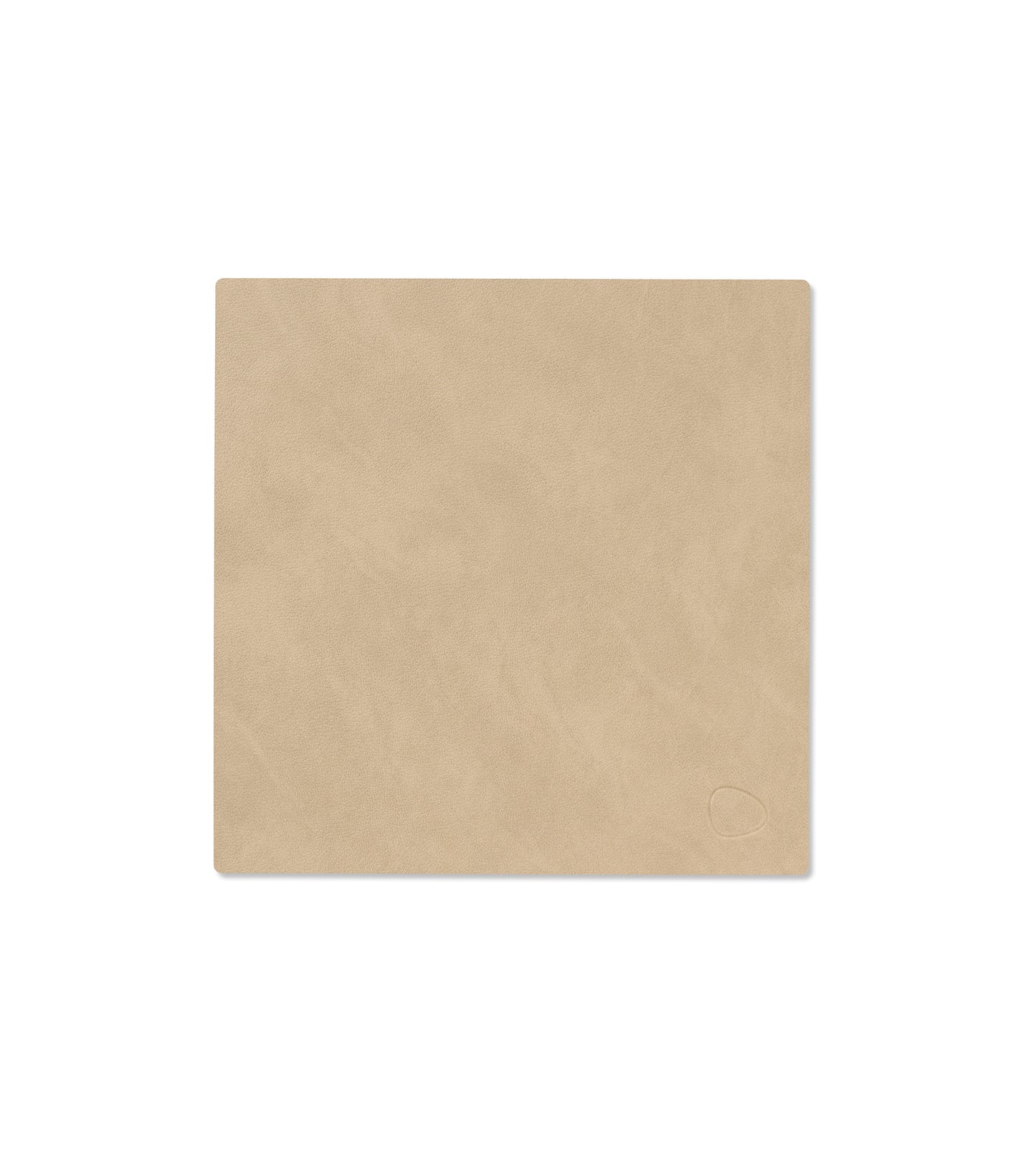 Recycled Leather Table Mat 4pk - Circle | Hippo | Handcrafted Denmark