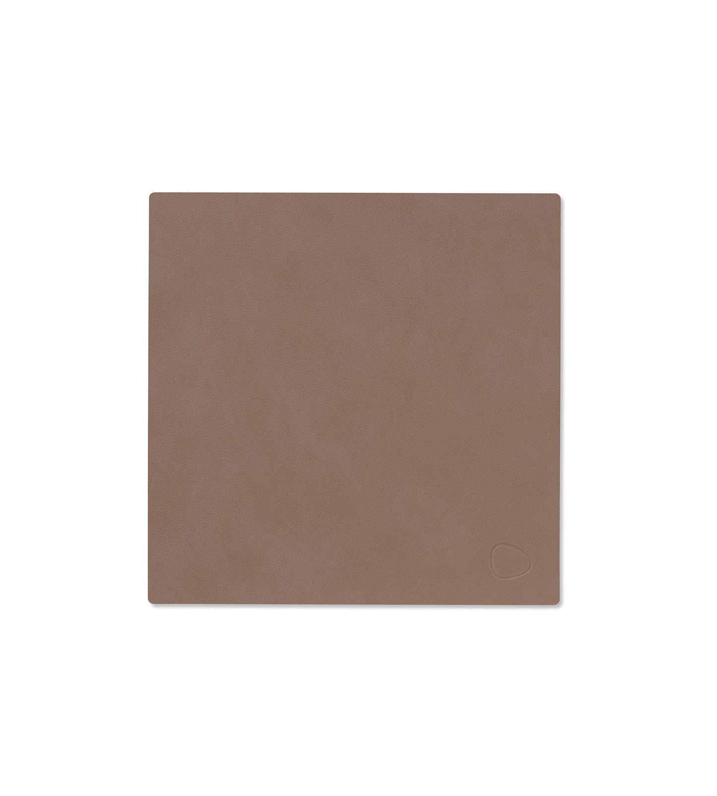 Recycled Leather Table Mat 4pk - Circle | Nupo | Handcrafted Denmark