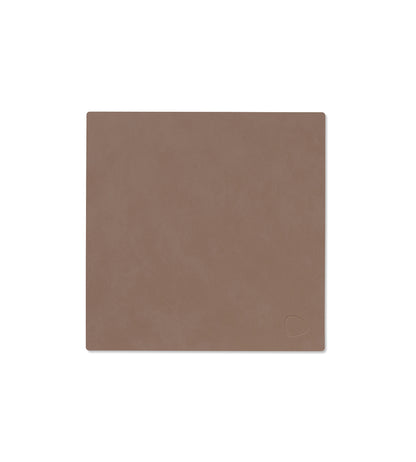 Recycled Leather Table Mat 4pk - Circle | Nupo | Handcrafted Denmark