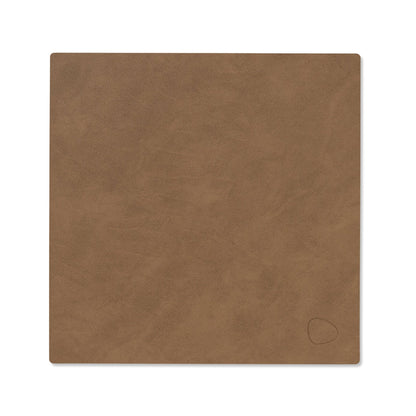 LIND DNA recycled leather colour swatch sample in Brown for sustainable designer homewares.