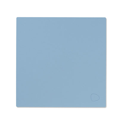 LIND DNA recycled leather colour swatch sample in Cool blue for sustainable designer homewares.