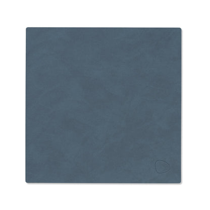 LIND DNA recycled leather colour swatch sample in Dark blue for sustainable designer homewares.