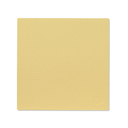 LIND DNA recycled leather colour swatch sample in Gold for sustainable designer homewares.