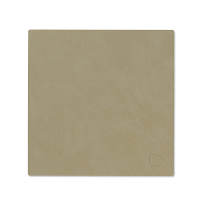 LIND DNA recycled leather colour swatch sample in Herbal dust for sustainable designer homewares.