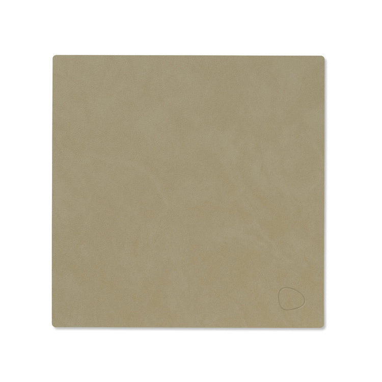 LIND DNA recycled leather colour swatch sample in Herbal dust for sustainable designer homewares.