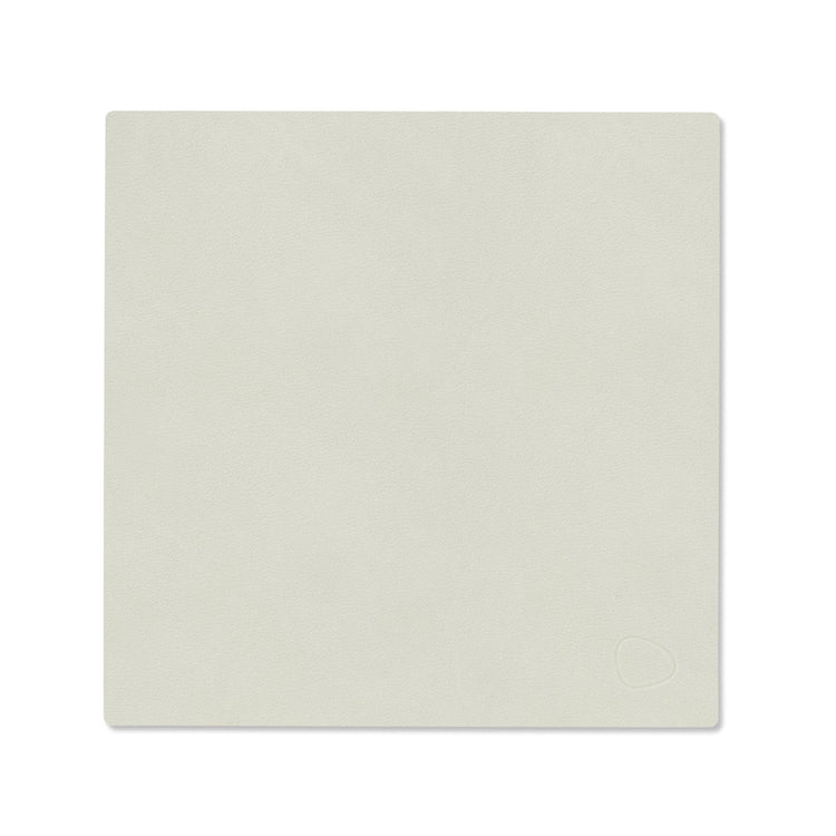 LIND DNA recycled leather colour swatch sample in Linen for sustainable designer homewares.