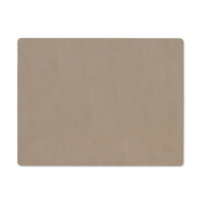 LIND DNA recycled leather colour swatch sample in Mole grey for sustainable designer homewares.
