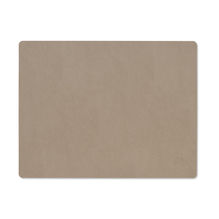 LIND DNA recycled leather colour swatch sample in Mole grey for sustainable designer homewares.