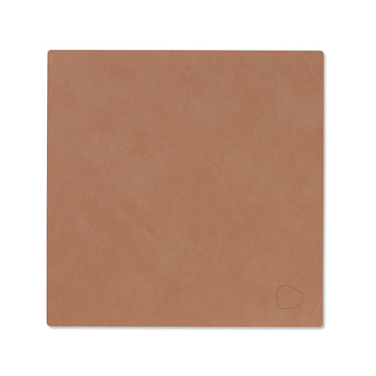 LIND DNA recycled leather colour swatch sample in Old rose for sustainable designer homewares.