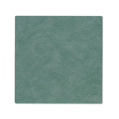 LIND DNA recycled leather colour swatch sample in Pastel green for sustainable designer homewares.