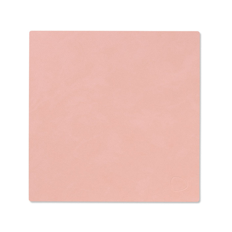 LIND DNA recycled leather colour swatch sample in Rose for sustainable designer homewares.