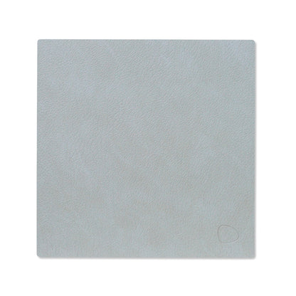 LIND DNA recycled leather colour swatch sample in Silver for sustainable designer homewares.
