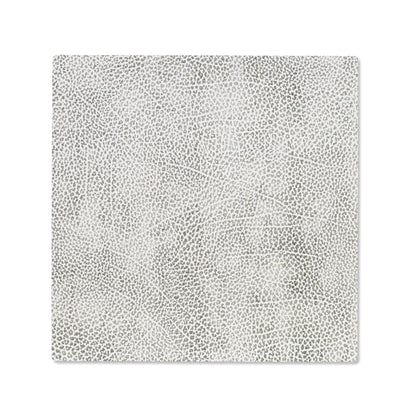LIND DNA recycled leather colour swatch sample in white grey for sustainable designer homewares.